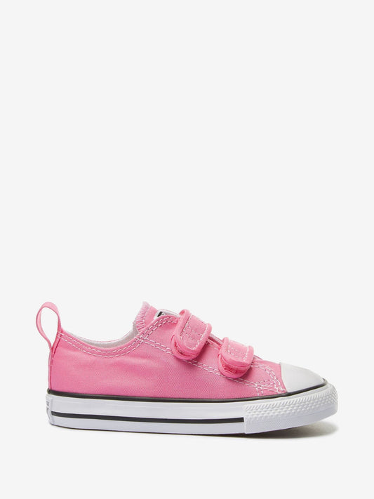 Converse Pink Hook and Loop Chuck Taylor All Star Infant Trainers image 1