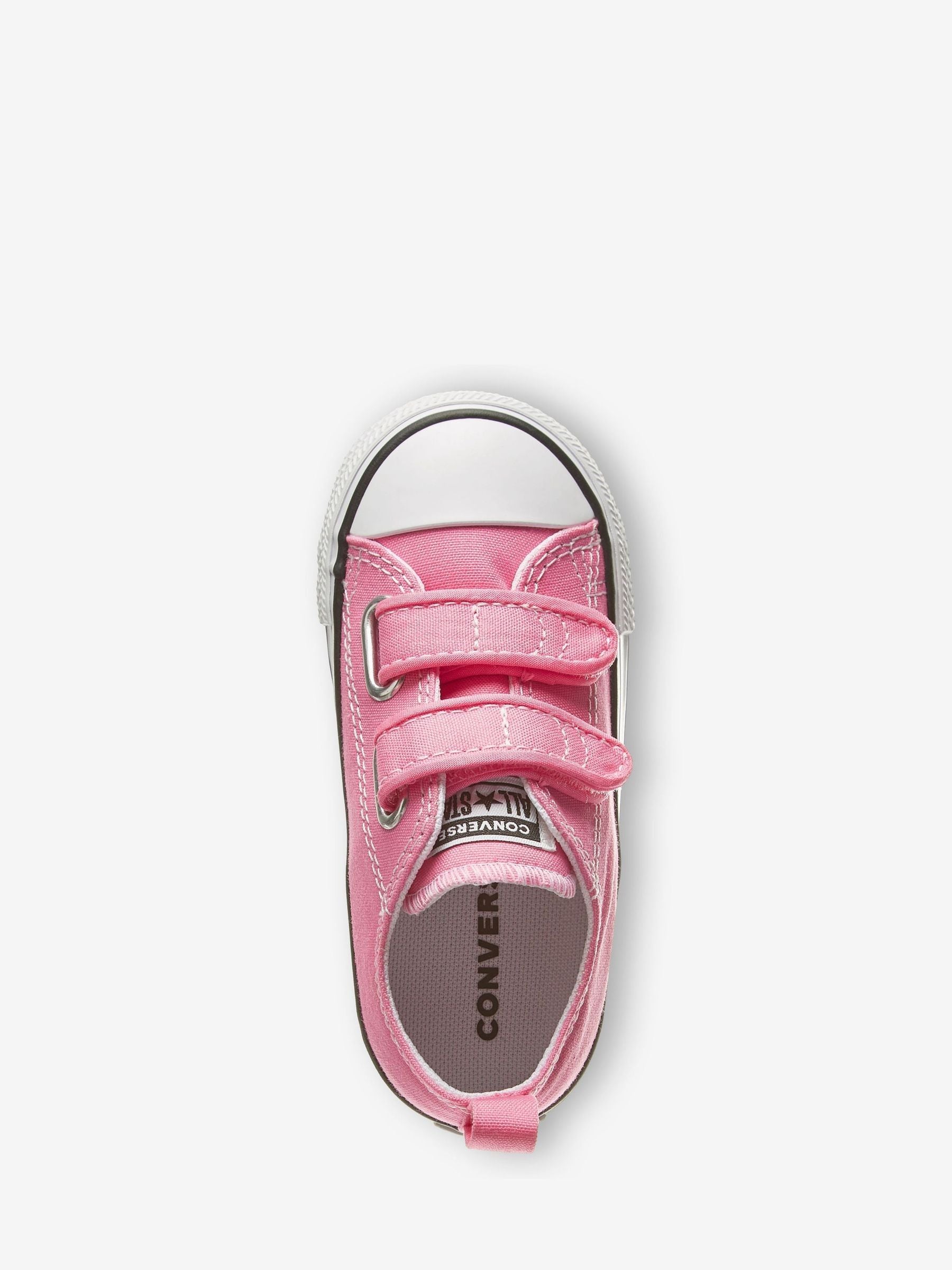 Converse Pink Hook and Loop Chuck Taylor All Star Infant Trainers image 3