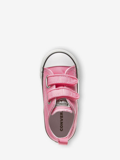 Converse Pink Hook and Loop Chuck Taylor All Star Infant Trainers image 3