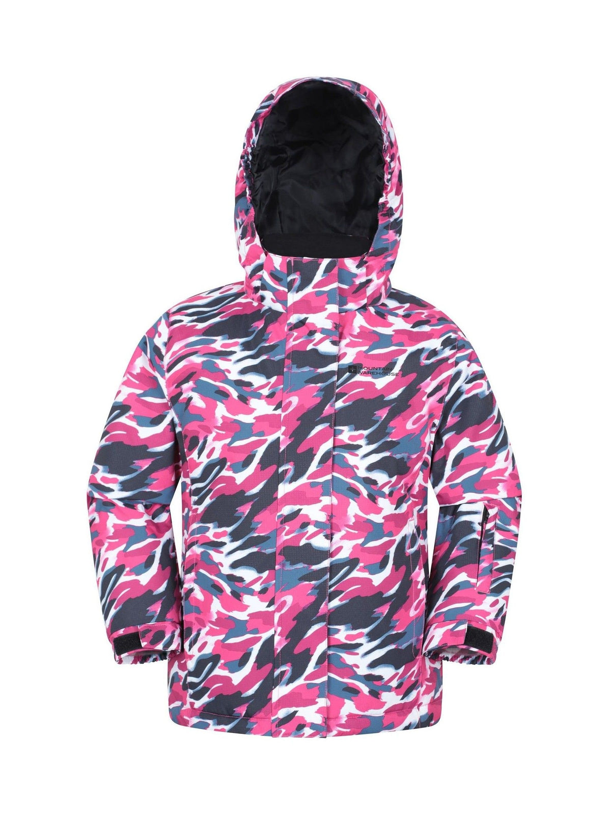 Mountain Warehouse Black Kids Printed Ski Jacket & Trousers Set - image 2