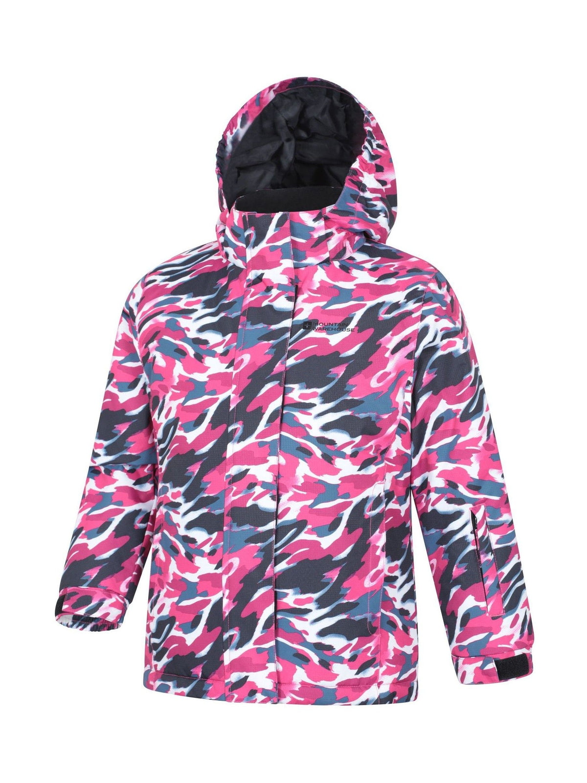 Mountain Warehouse Black Kids Printed Ski Jacket & Trousers Set - image 3