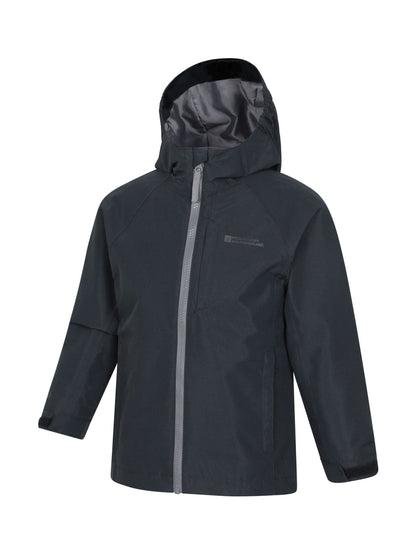 Dsiney Kidz - Mountain Warehouse Black Forest Shield Kids Waterproof Jacket image 2