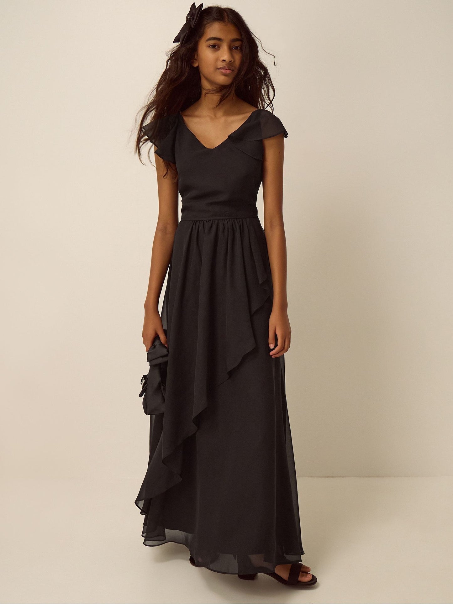 Dsiney Kidz - Monsoon Black Indi Tie-Back Prom Dress image 1