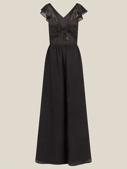 Dsiney Kidz - Monsoon Black Indi Tie-Back Prom Dress image 3