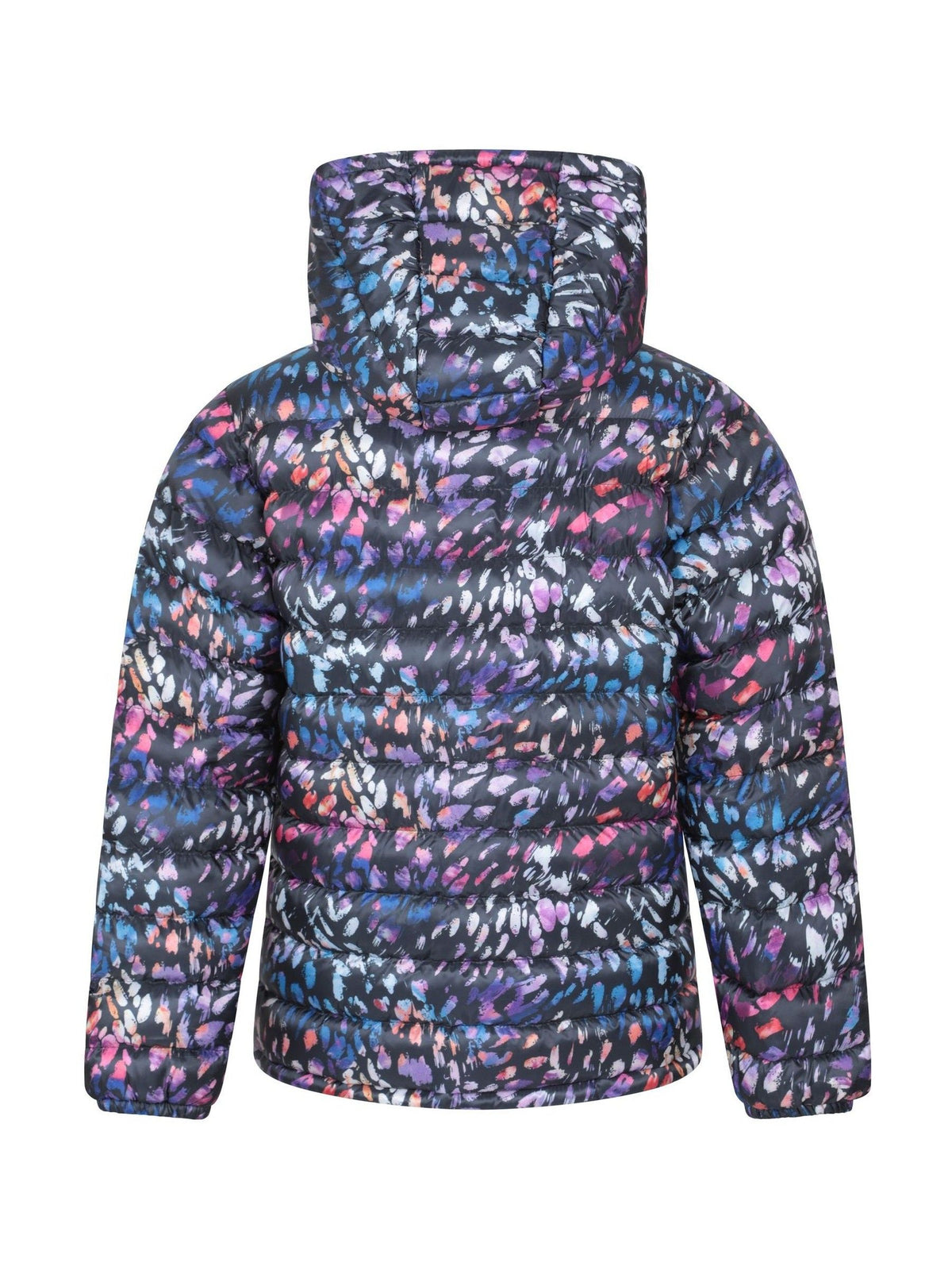Dsiney Kidz - Mountain Warehouse Black Seasons Kids Water Resistant Printed Padded Jacket image 3