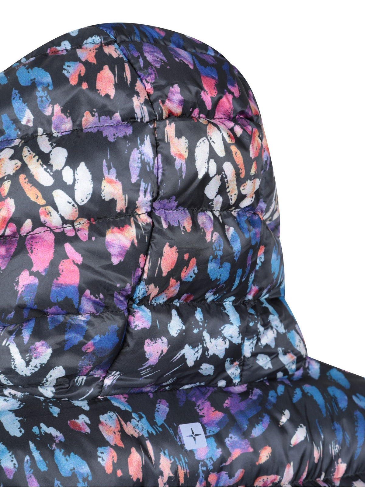Dsiney Kidz - Mountain Warehouse Black Seasons Kids Water Resistant Printed Padded Jacket image 5