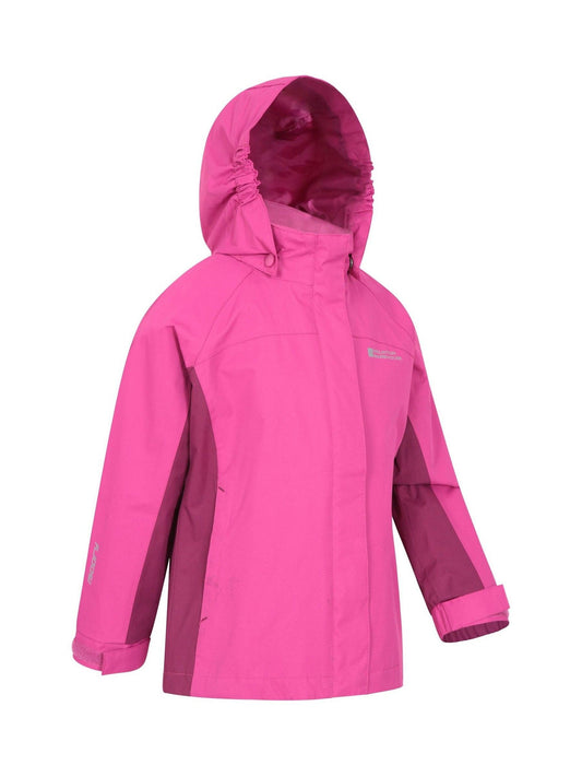 Dsiney Kidz - Mountain Warehouse Pink Shelly Kids Waterproof Jacket image 1