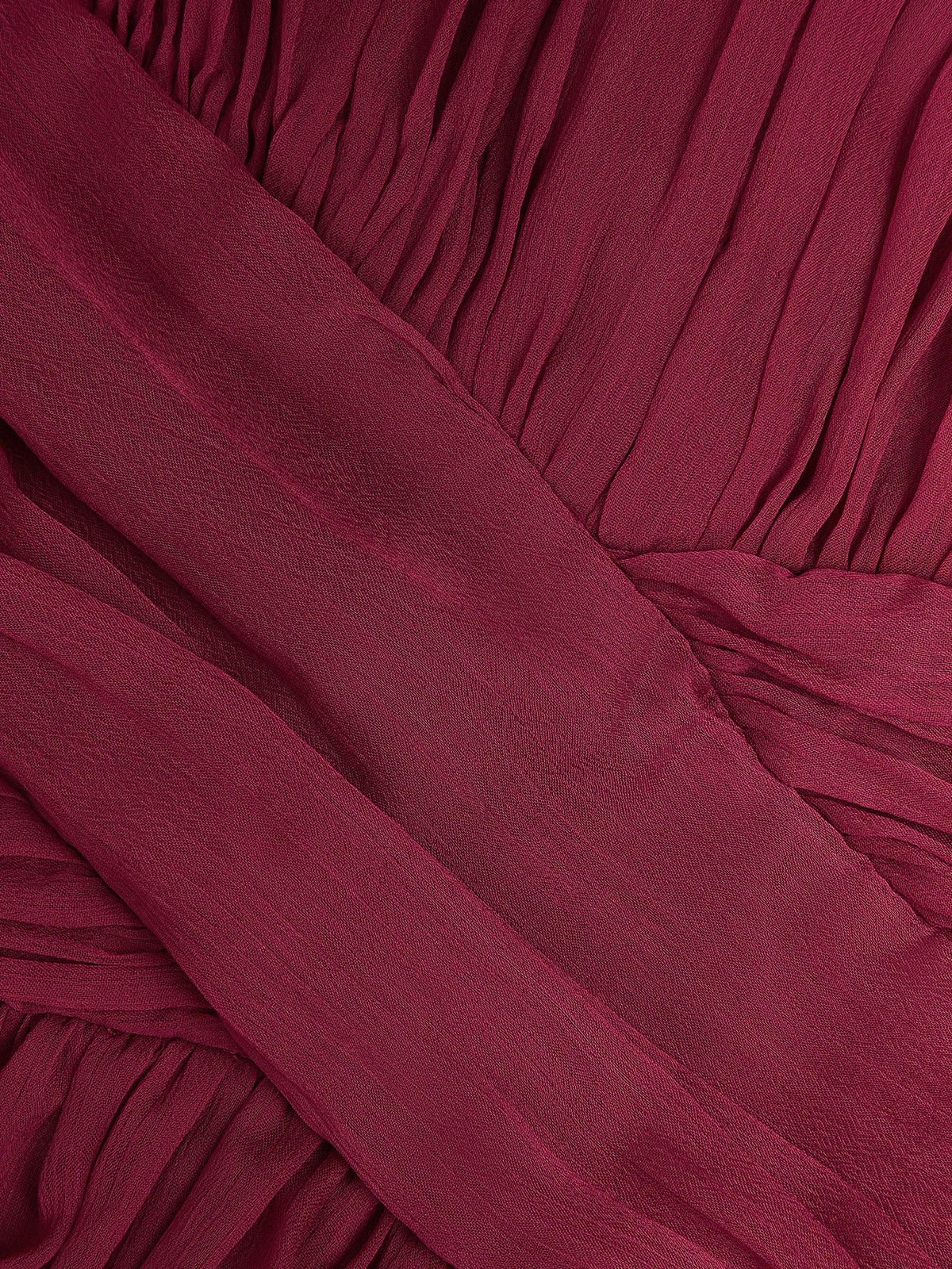 Dsiney Kidz - Monsoon Red Cowl Neck Satin Prom Dress image 4