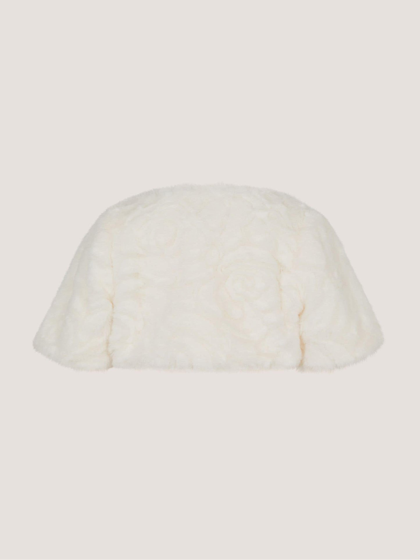 Dsiney Kidz - Monsoon Cream Baby Rose Faux Fur Cardigan image 3