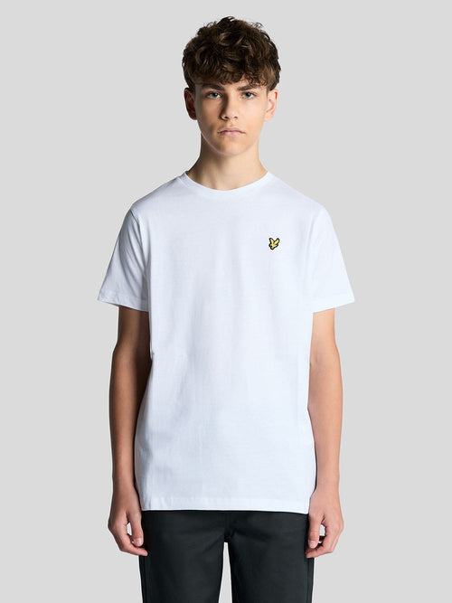 Dsiney Kidz - Lyle & Scott White Crew Neck T-Shirt image 1