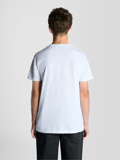 Dsiney Kidz - Lyle & Scott White Crew Neck T-Shirt image 2