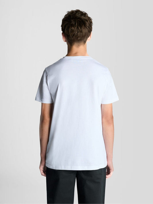 Dsiney Kidz - Lyle & Scott White Crew Neck T-Shirt image 2