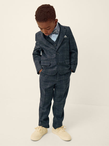 Dsiney Kidz - Monsoon Grey Rufus Check Suit Jacket image 1