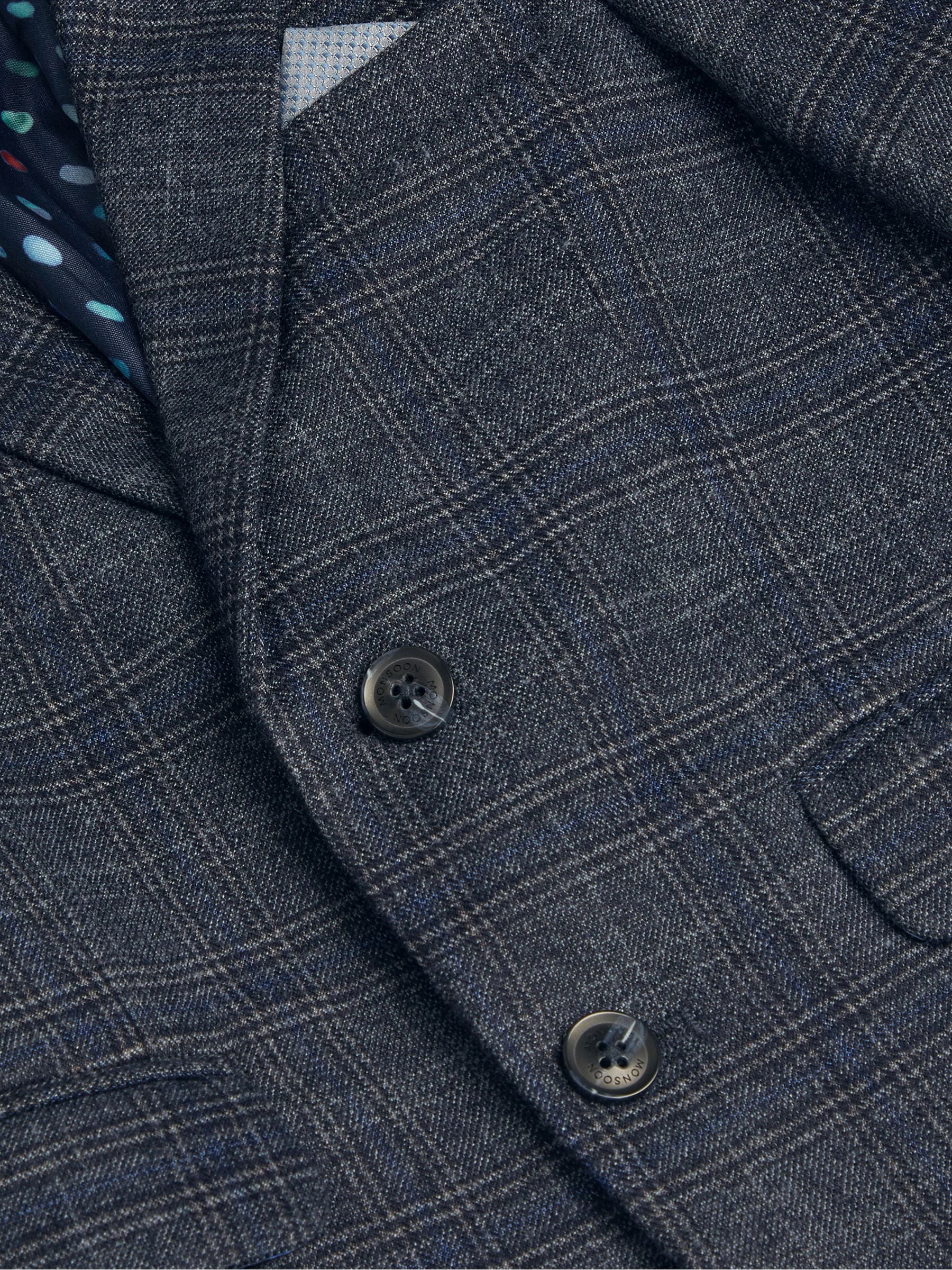 Dsiney Kidz - Monsoon Grey Rufus Check Suit Jacket image 4