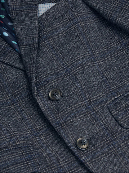 Dsiney Kidz - Monsoon Grey Rufus Check Suit Jacket image 4