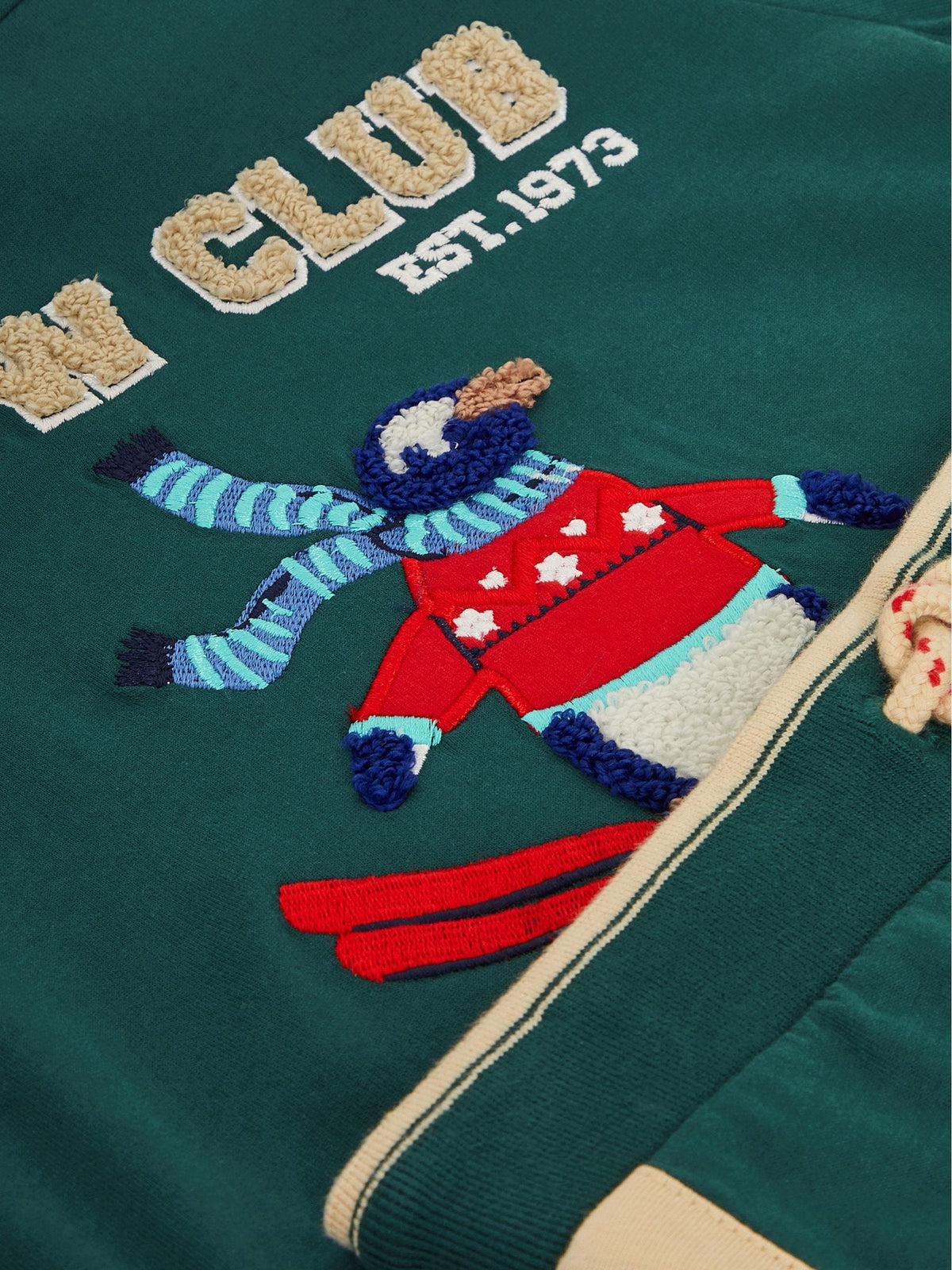 Monsoon Green Snow Club Penguin Hoodie & Joggers Set - image 3
