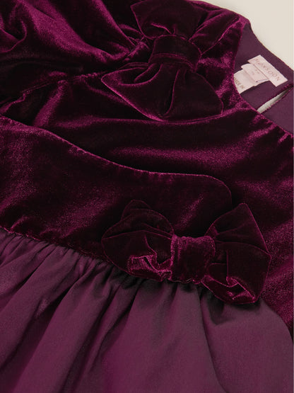 Monsoon Purple Solana Velvet Taffeta Top & Skirt Set - image 3