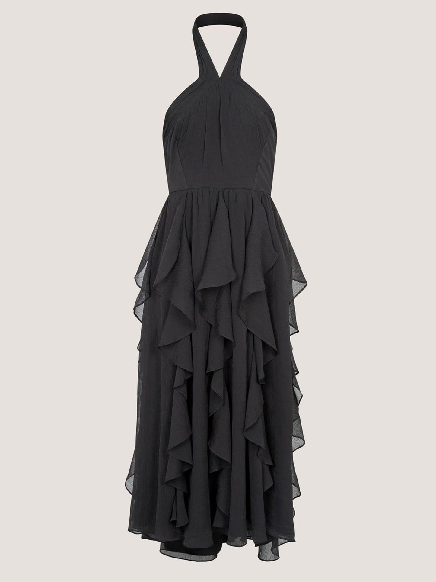 Dsiney Kidz - Monsoon Black Arizona Halter Ruffle Prom Dress image 1