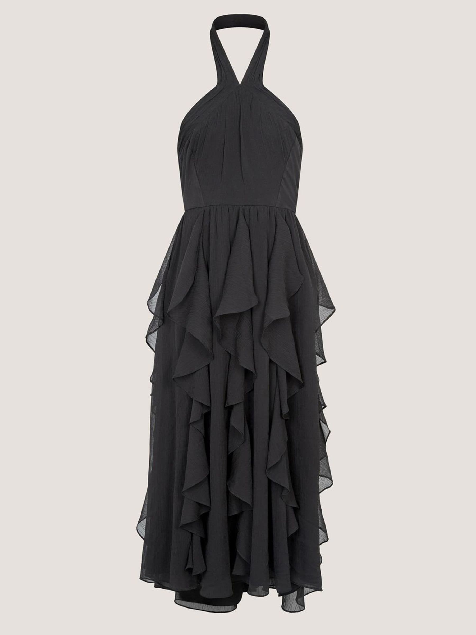 Dsiney Kidz - Monsoon Black Arizona Halter Ruffle Prom Dress image 1