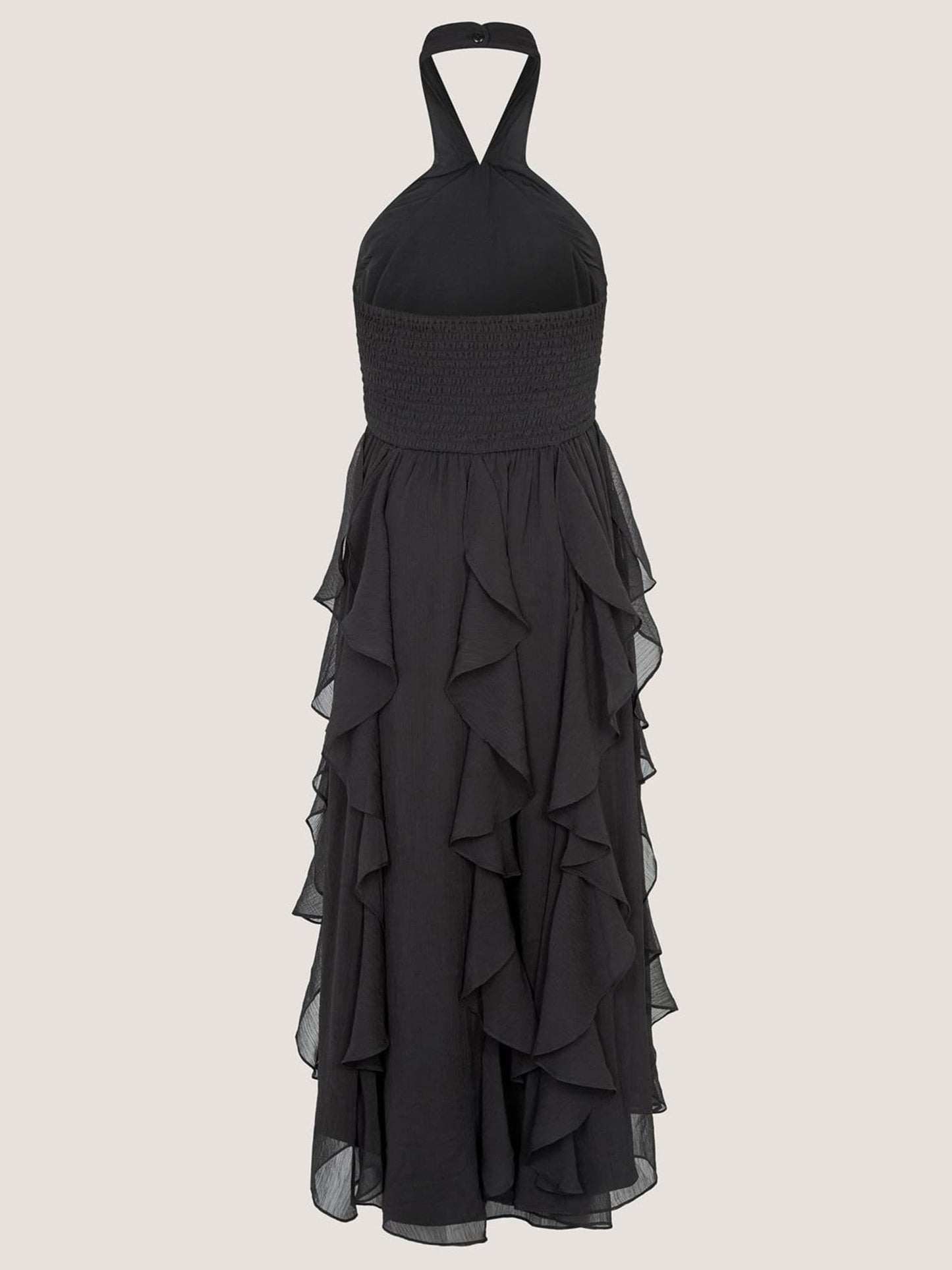 Dsiney Kidz - Monsoon Black Arizona Halter Ruffle Prom Dress image 2