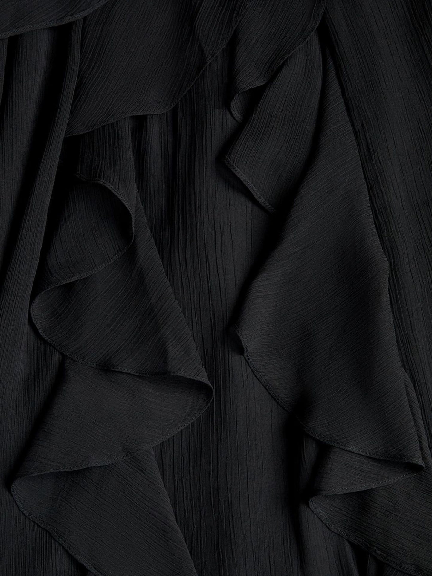 Dsiney Kidz - Monsoon Black Arizona Halter Ruffle Prom Dress image 3