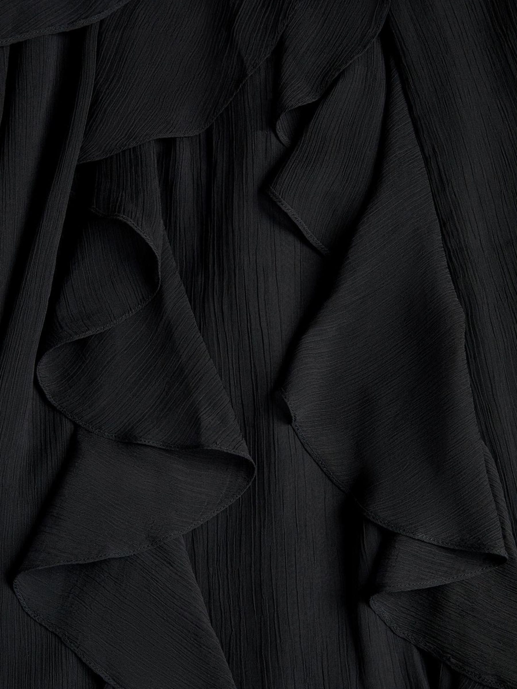 Dsiney Kidz - Monsoon Black Arizona Halter Ruffle Prom Dress image 3