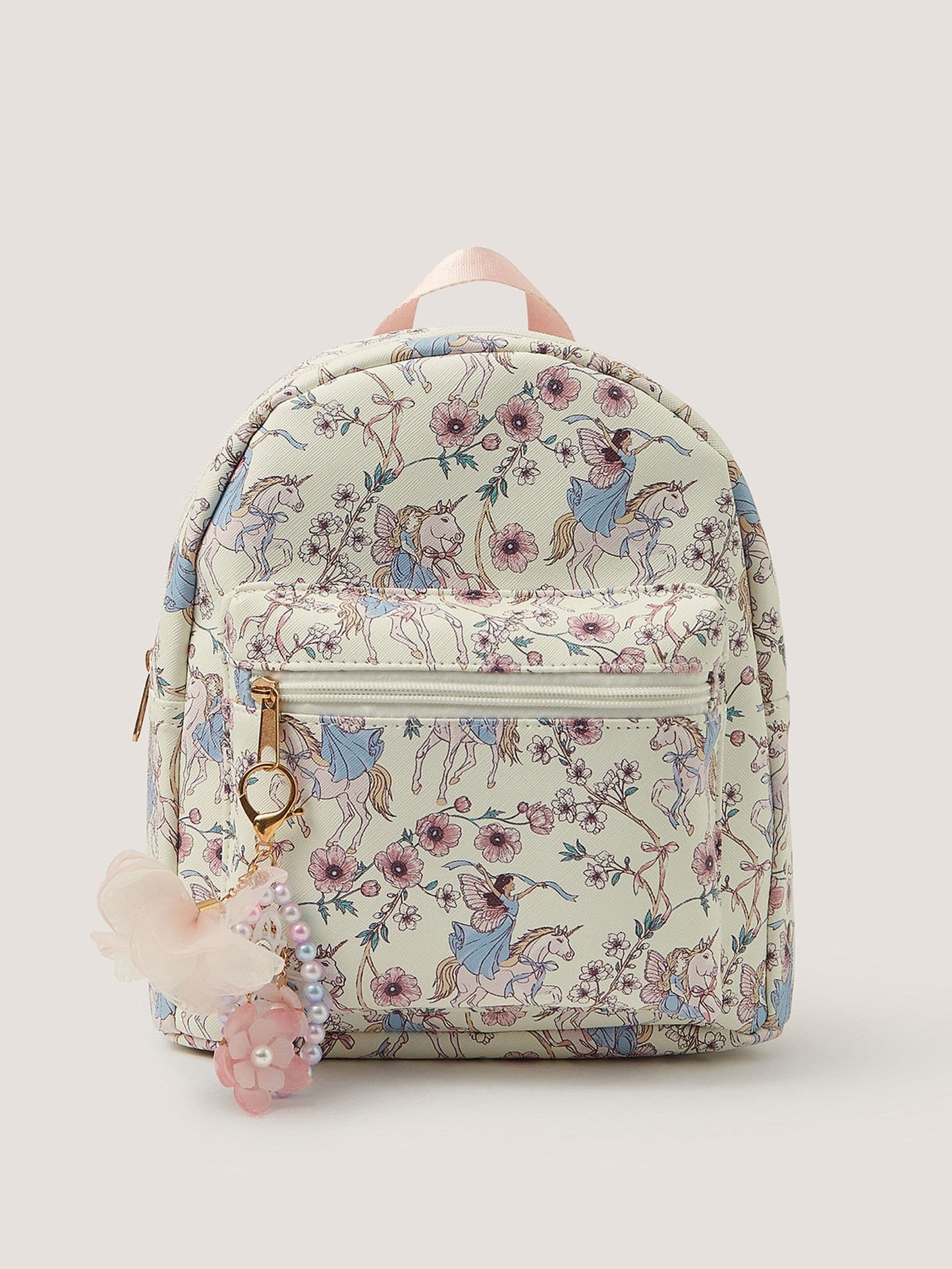 Monsoon White Fairy Print Backpack image 1