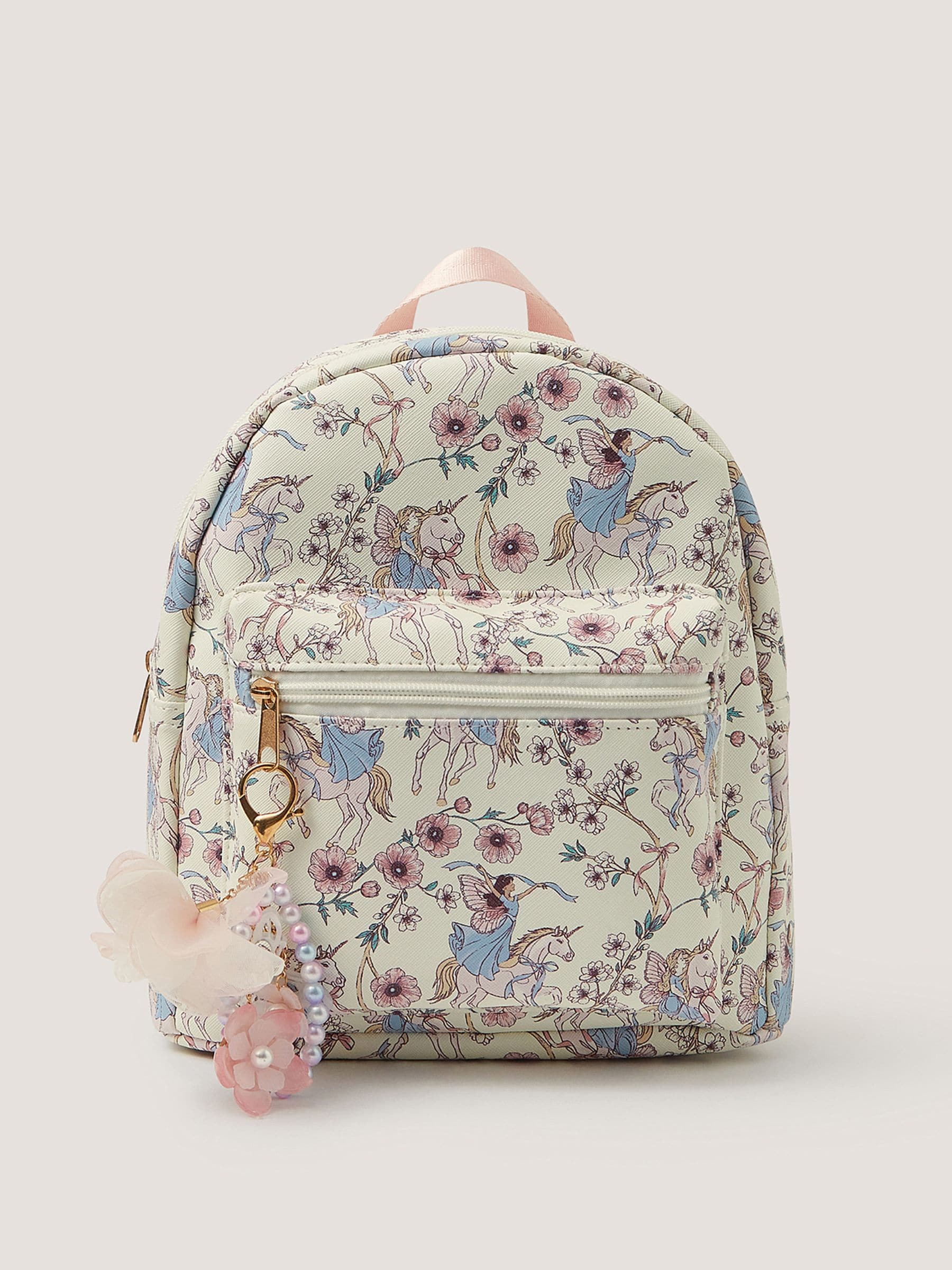 Monsoon White Fairy Print Backpack image 1