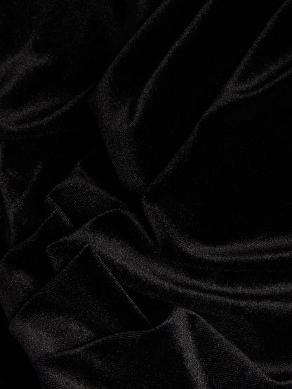 Dsiney Kidz - Monsoon Black One-Shoulder Velvet Skater Dress image 4