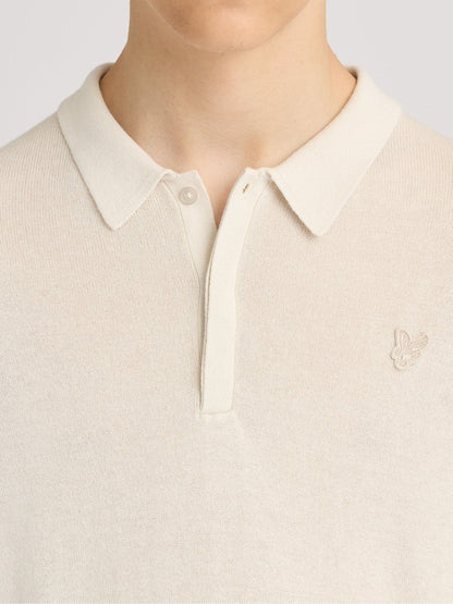 Dsiney Kidz - Lyle & Scott Cream Knitted Polo Shirt image 2