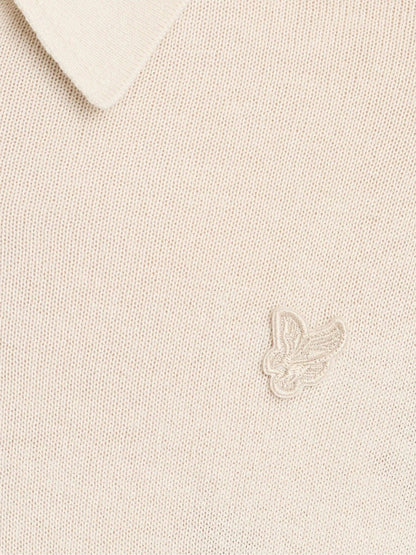 Dsiney Kidz - Lyle & Scott Cream Knitted Polo Shirt image 5
