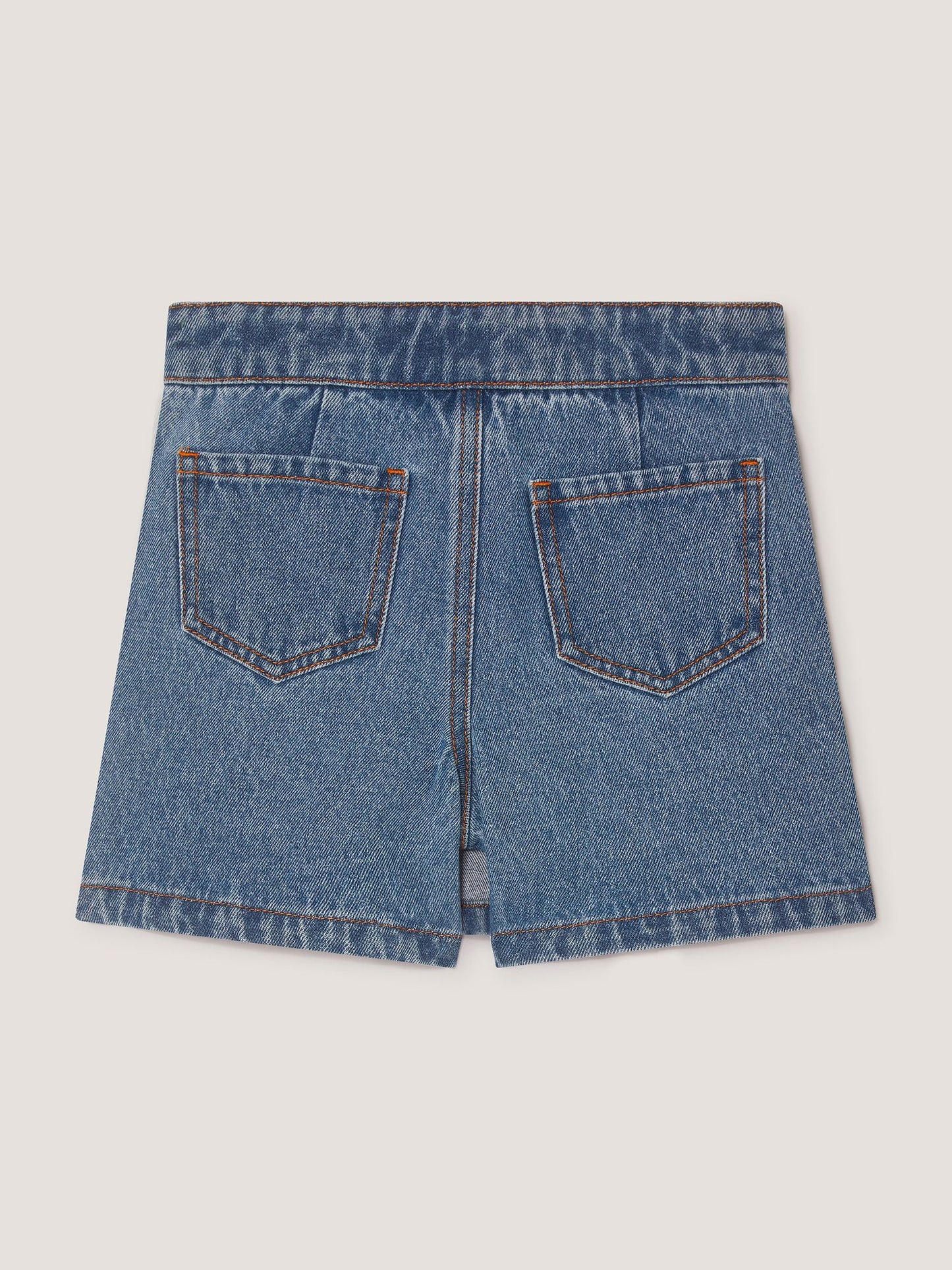 Dsiney Kidz - Monsoon Blue Butterfly Sequin Denim Skort image 3