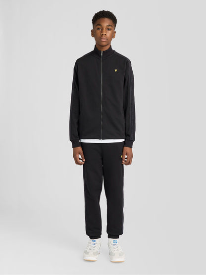 Dsiney Kidz - Lyle & Scott Black Jacquard Tape Track Jacket image 2