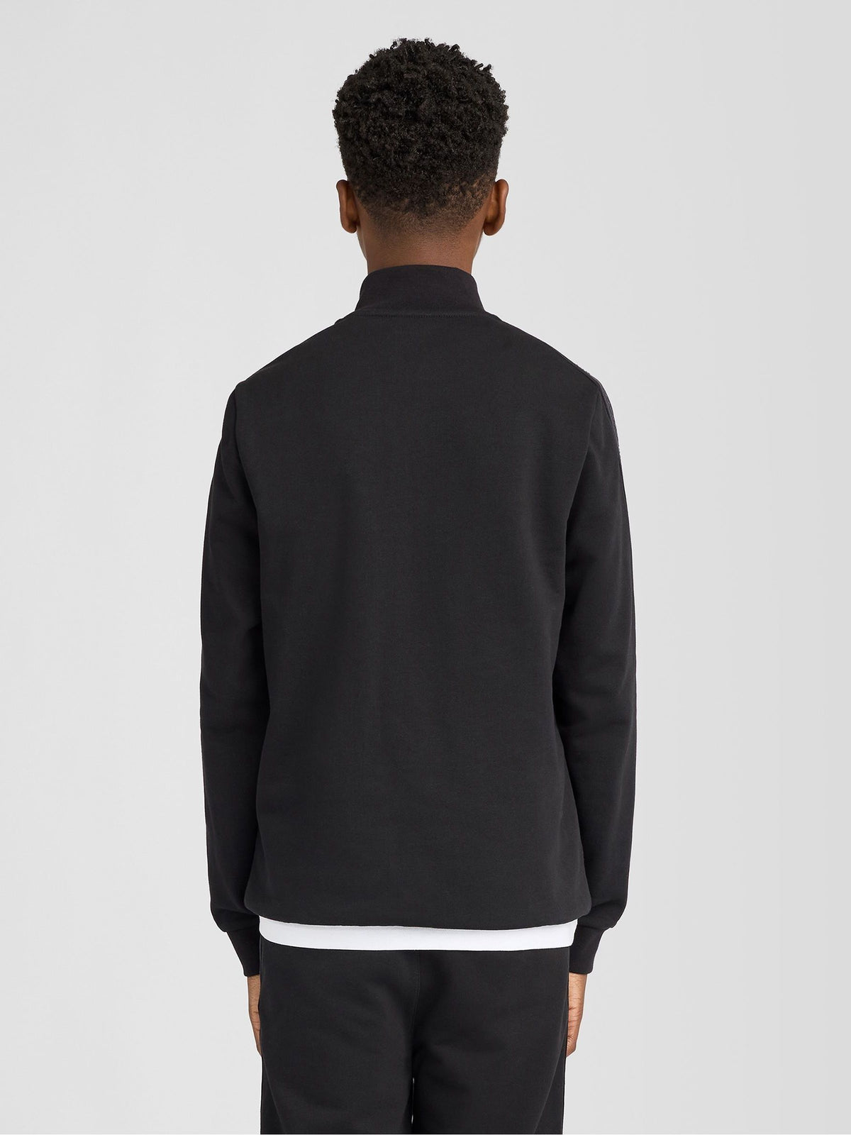 Dsiney Kidz - Lyle & Scott Black Jacquard Tape Track Jacket image 4