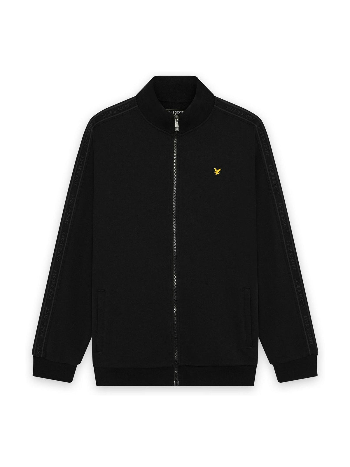 Dsiney Kidz - Lyle & Scott Black Jacquard Tape Track Jacket image 5