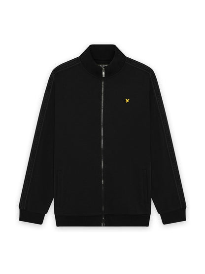 Dsiney Kidz - Lyle & Scott Black Jacquard Tape Track Jacket image 5