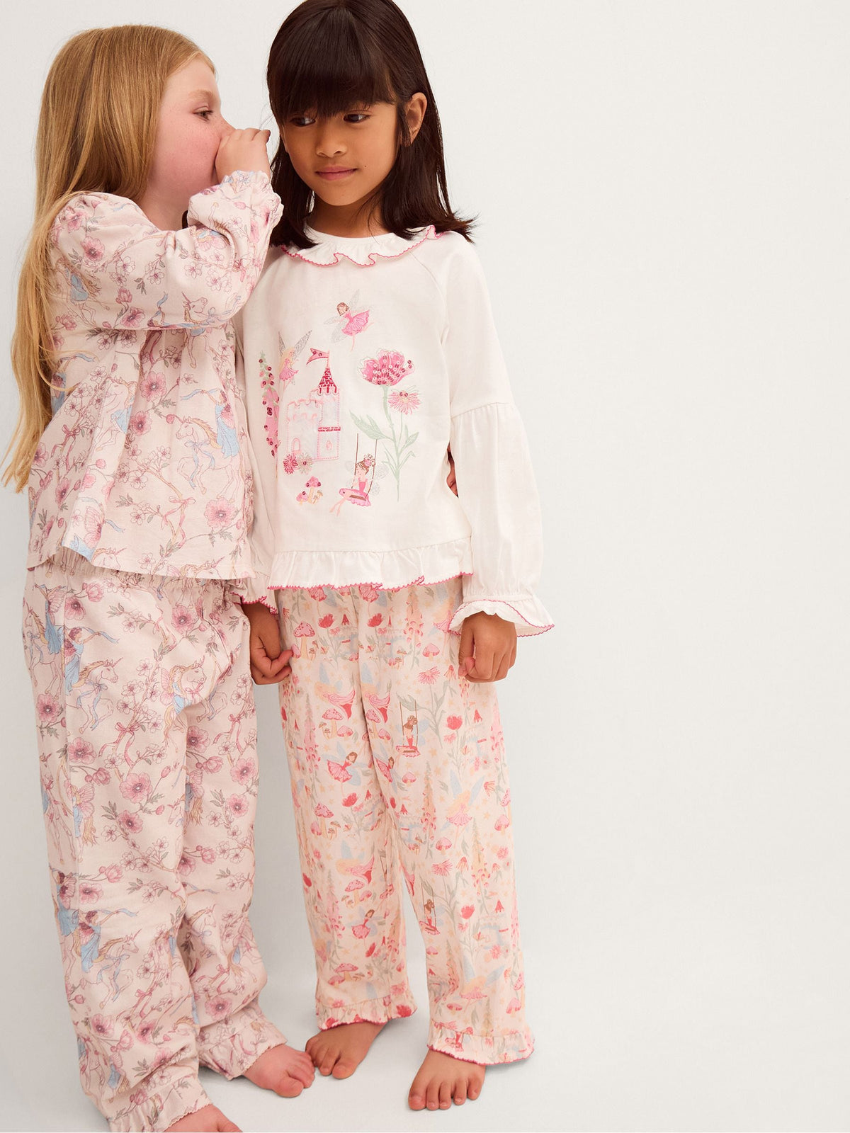 Monsoon Pink Fairy Garden Long Pyjamas Set - image 2