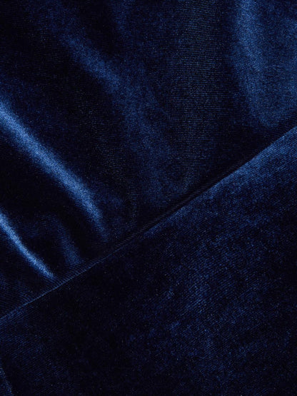 Dsiney Kidz - Monsoon Blue Margot Drape Velvet Party Dress image 4