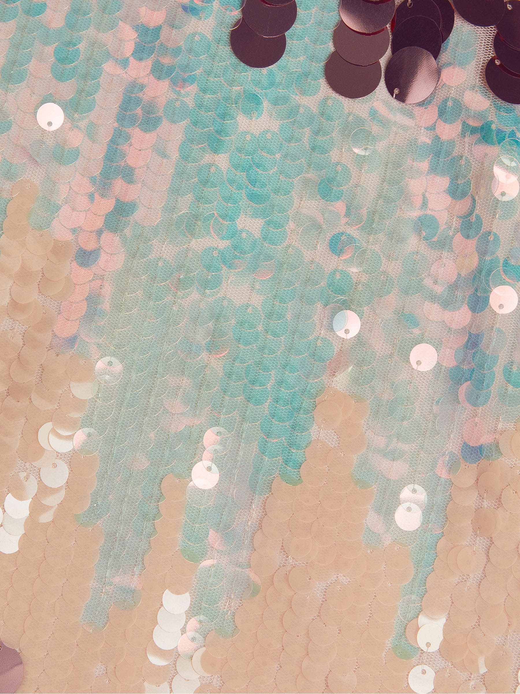 Dsiney Kidz - Monsoon Pink Ombré Sequin Party Dress image 4