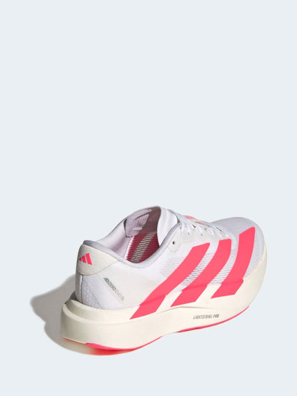 adidas White/Pink adizero Evo SL Junior Trainers image 3