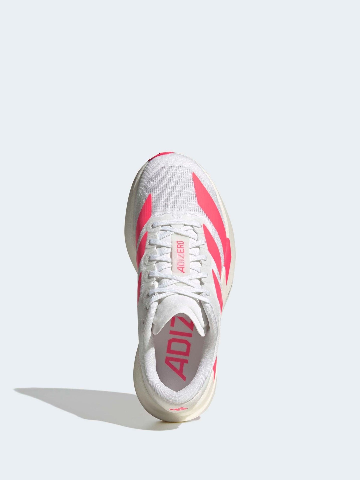 adidas White/Pink adizero Evo SL Junior Trainers image 5