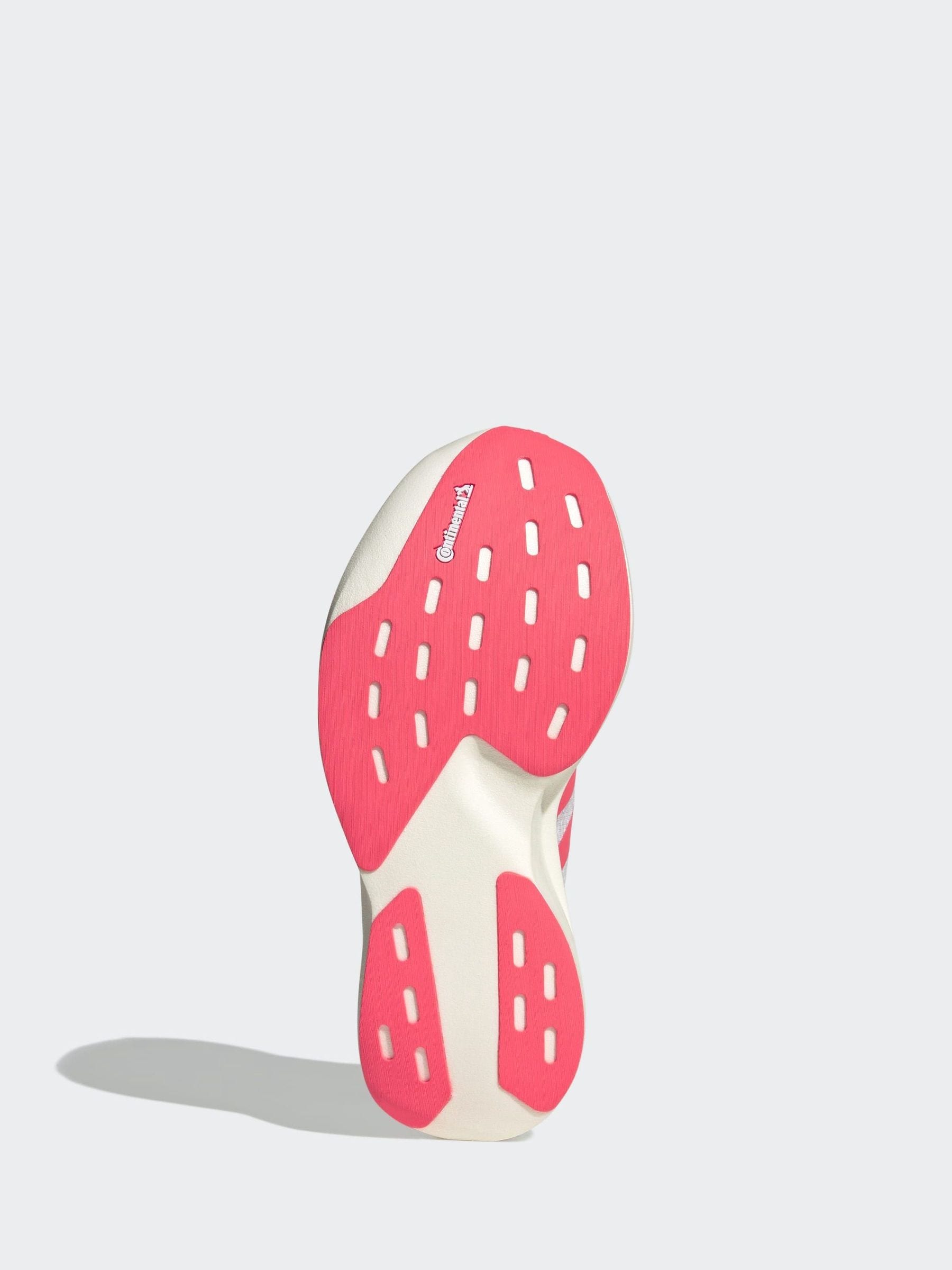 adidas White/Pink adizero Evo SL Junior Trainers image 6