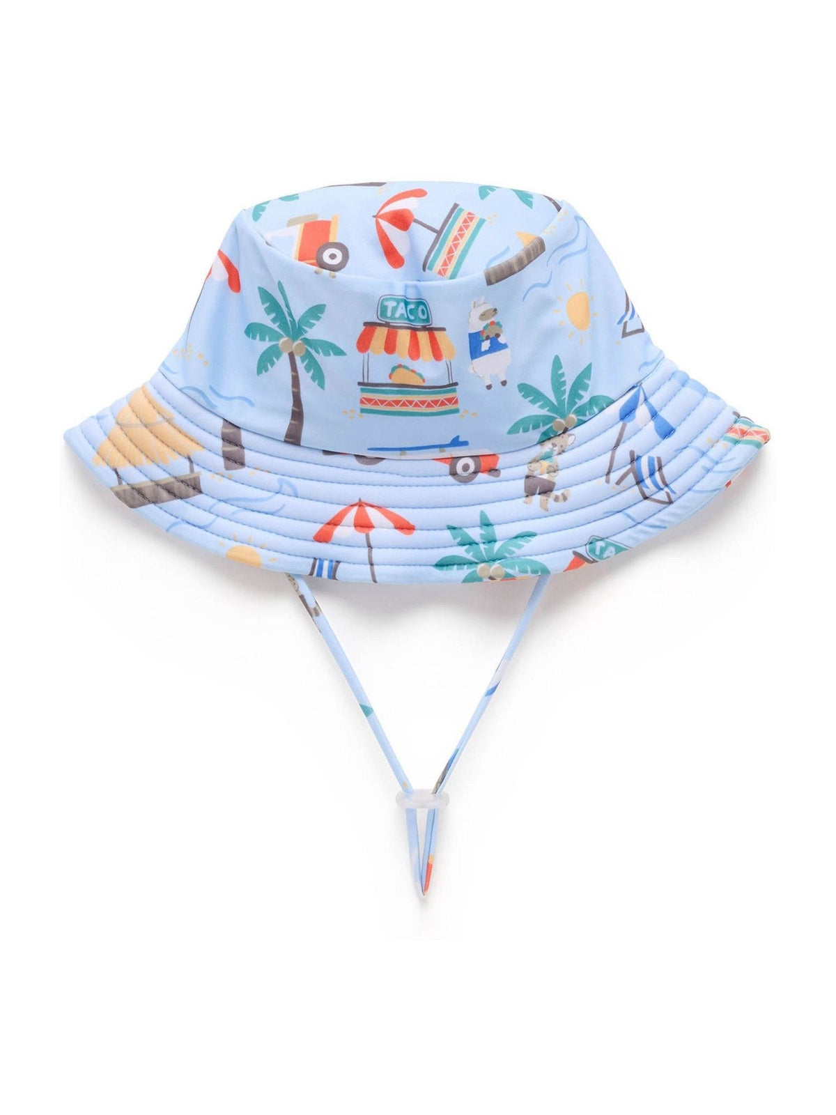 Purebaby Blue Wide Brim UPF50+ Swim Hat - image 1