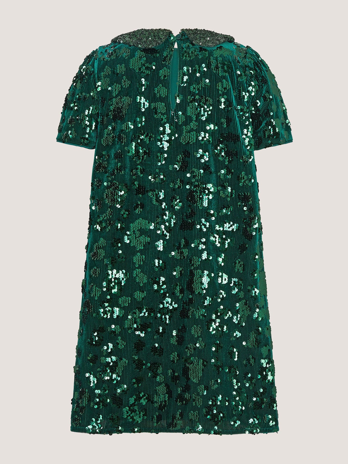 Dsiney Kidz - Monsoon Green Esmeralda Sequin Collar Party Dress image 3