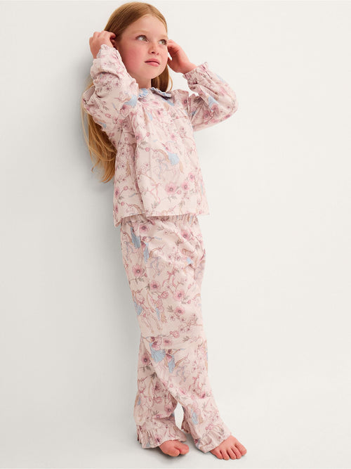 Dsiney Kidz - Monsoon Pink Forest Fairy Long Pyjamas Set image 1