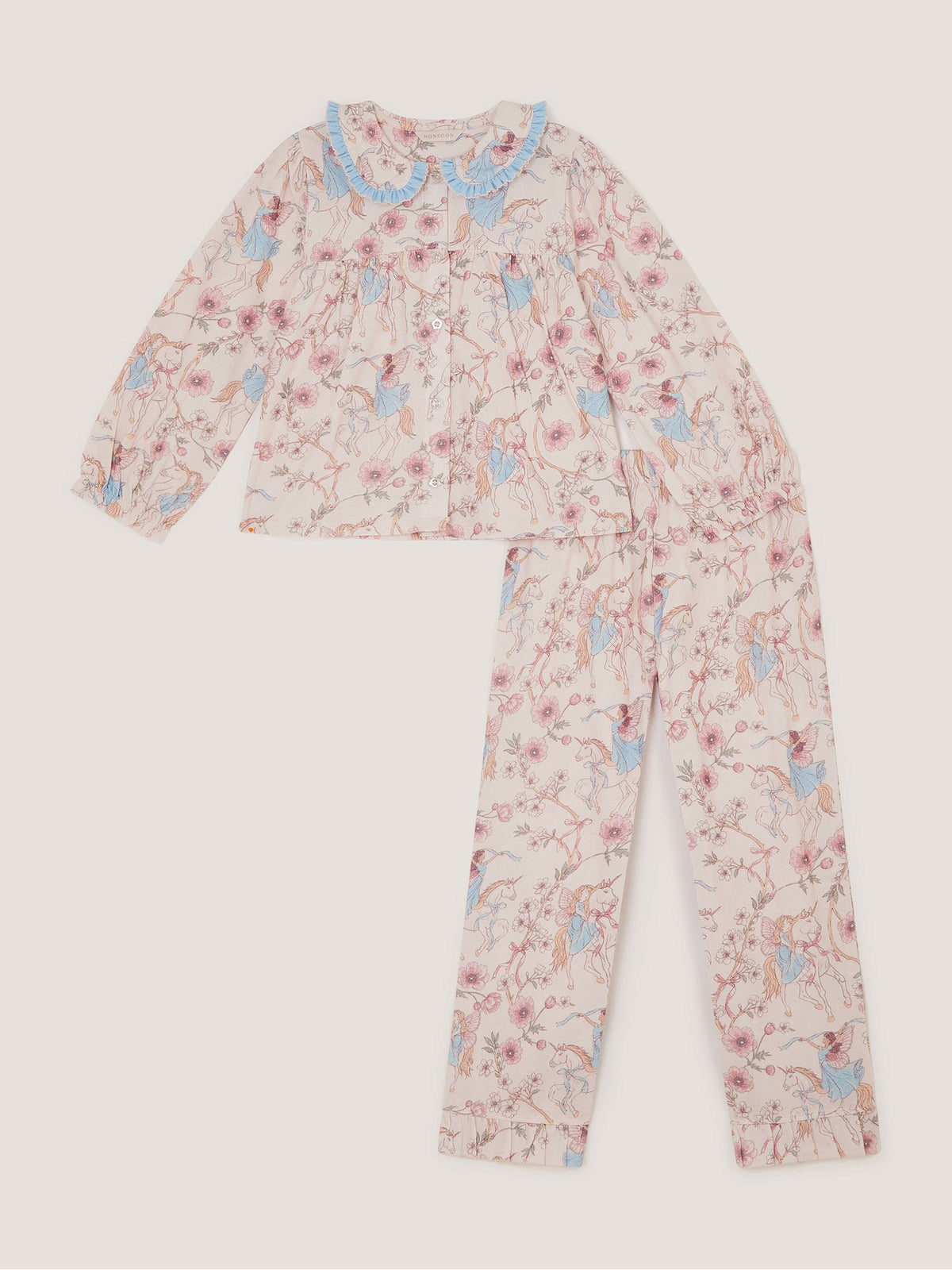Dsiney Kidz - Monsoon Pink Forest Fairy Long Pyjamas Set image 3