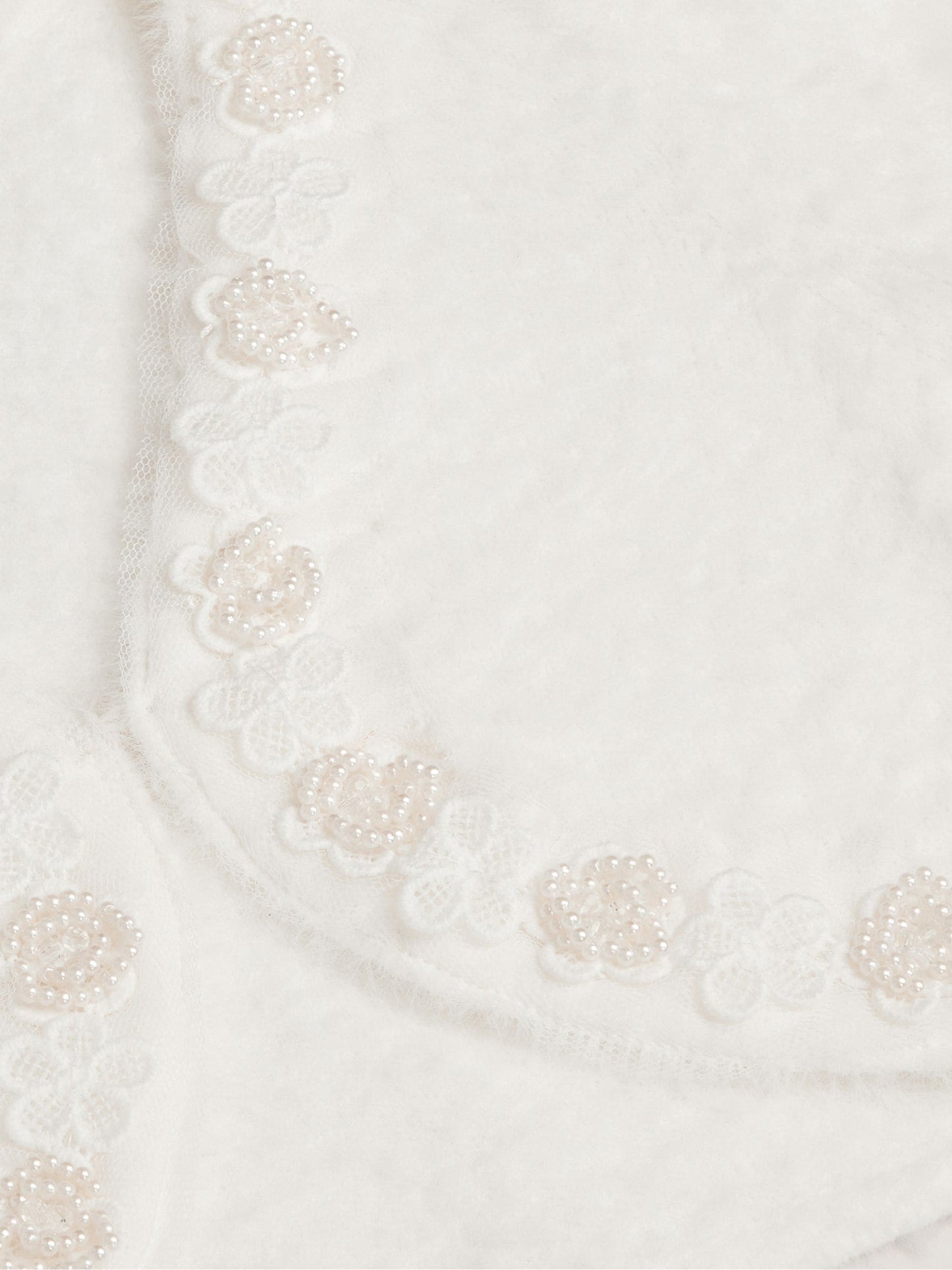 Dsiney Kidz - Monsoon Cream Phoebe Pearl Trim Cardigan image 4