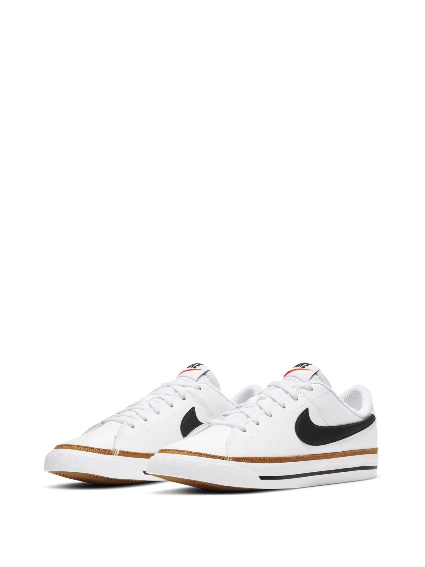 Nike White/Black Court Legacy Trainers image 3