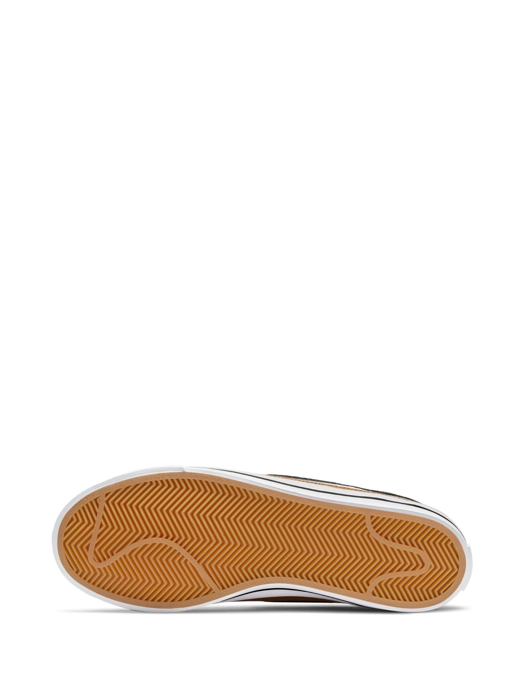 Nike White/Black Court Legacy Trainers image 4