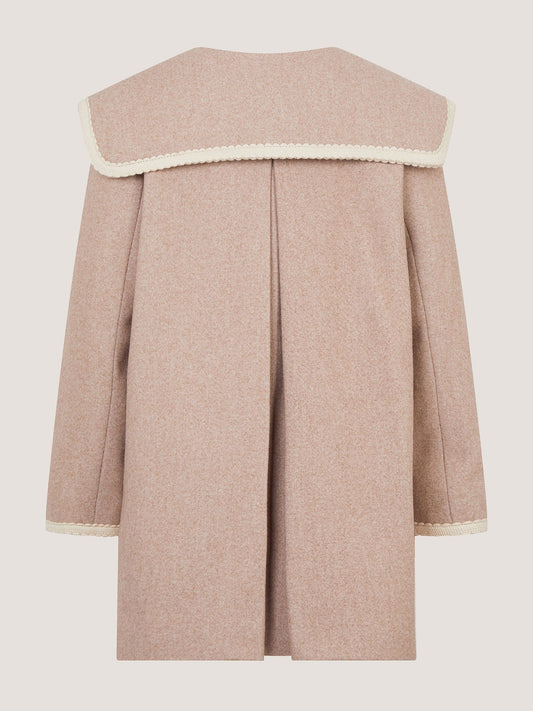 Dsiney Kidz - Monsoon Natural Embroidered Collar Coat image 2